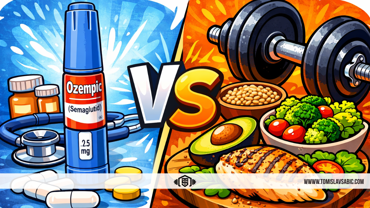 Ozempic vs trening i prehrana – usporedba mršavljenja kroz lijek i zdrav način života